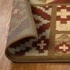 Superior Indoor Area Rug or Runner, Jute Backing, Traditional Floral Scroll Medallion, Ideal for Entryway, Living Room, Kitchen, Bedroom, Hallway, Floor Cover, Astral Collection, 2′ 7″ x 8′, Beige Red(Beige Maroon)