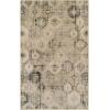 Superior Indoor Area Rug or Runner, Jute Backing, Traditional Floral Scroll Medallion, Ideal for Entryway, Living Room, Kitchen, Bedroom, Hallway, Floor Cover, Astral Collection, 2′ 7″ x 8′, Beige Red(Ivory Beige)