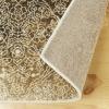 Superior Indoor Area Rug or Runner, Jute Backing, Traditional Floral Scroll Medallion, Ideal for Entryway, Living Room, Kitchen, Bedroom, Hallway, Floor Cover, Astral Collection, 2′ 7″ x 8′, Beige Red(Brown Ivory)