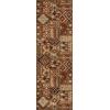 Superior Indoor Area Rug or Runner, Jute Backing, Traditional Floral Scroll Medallion, Ideal for Entryway, Living Room, Kitchen, Bedroom, Hallway, Floor Cover, Astral Collection, 2′ 7″ x 8′, Beige Red(Beige Maroon)