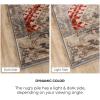 Superior Indoor Area Rug or Runner, Modern Abstract Floor Decor, Soft Plush Rugs, Aesthetic Home Accessories For Living Room, Bedroom, Office, Kitchen, Dining, Cullen Collection, 2′ x 3′, Brown Black(Amara – Grey)