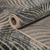 Superior Indoor Area Rug or Runner, Modern Abstract Floor Decor, Soft Plush Rugs, Aesthetic Home Accessories For Living Room, Bedroom, Office, Kitchen, Dining, Cullen Collection, 2′ x 3′, Brown Black(Brown Black – Z)