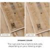 Superior Indoor Area Rug or Runner, Modern Abstract Floor Decor, Soft Plush Rugs, Aesthetic Home Accessories For Living Room, Bedroom, Office, Kitchen, Dining, Cullen Collection, 2′ x 3′, Brown Black(Ivory)