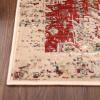 Superior Indoor Area Rug or Runner, Modern Abstract Floor Decor, Soft Plush Rugs, Aesthetic Home Accessories For Living Room, Bedroom, Office, Kitchen, Dining, Cullen Collection, 2′ x 3′, Brown Black(Red – Z)