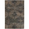 Superior Indoor Area Rug or Runner, Modern Abstract Floor Decor, Soft Plush Rugs, Aesthetic Home Accessories For Living Room, Bedroom, Office, Kitchen, Dining, Cullen Collection, 2′ x 3′, Brown Black(Brown Black – Z)