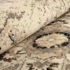 Superior Indoor Area Rug with Jute Backing, Modern Floor Decor for Home Hallway, Living Room, Floor Cover, Entryway, Bedroom, Modern Abstract, 8ft x 10ft, Ivory