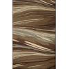 Superior Indoor Area Rug with Jute Backing, Modern Floor Decor for Home Hallway, Living Room, Floor Cover, Entryway, Bedroom, Modern Abstract Multi-Colored, 4′ x 6′, Dark Brown(Dark Brown)