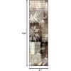 Superior Indoor Area Runner, Jute Backed, Perfect for Hallway, Entryway, Office, Living/Dining Room, Bedroom, Kitchen, Floor, Modern Floral Decor, Pastiche Collection, 2′ 7″ x 10′, Beige