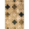 Superior Indoor Area Runner, Jute Backed, Perfect for Hallway, Living/ Dining Room, Bedroom, Office, Kitchen, Entryway, Modern Geometric Trellis Floor Decor, Viking Collection, 2′ 7″ x 8′, Green(Cream)