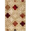 Superior Indoor Area Runner, Jute Backed, Perfect for Hallway, Living/ Dining Room, Bedroom, Office, Kitchen, Entryway, Modern Geometric Trellis Floor Decor, Viking Collection, 2′ 7″ x 8′, Green(Beige)