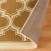 Superior Indoor Boho Small Area Rug with Jute Backing for Kitchen, Bedroom, Living Room, Entryway, Hallway, Dorm, Perfect for Hardwood Floors, Bohemian Trellis Collection, 2′ x 3′, Apricot(Apricot)