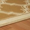 Superior Indoor Boho Small Area Rug with Jute Backing for Kitchen, Bedroom, Living Room, Entryway, Hallway, Dorm, Perfect for Hardwood Floors, Bohemian Trellis Collection, 2′ x 3′, Apricot(Apricot)