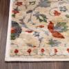 Superior Indoor Large Area Rug, Jute Backing Rugs for Living Room, Dining Room, Kitchen, Office, Entryway, Unique Vintage Botanical Home Floor Decor, Gulistan Collection, 5′ x 8′, Ivory(2′ x 3′ (Rectangular))