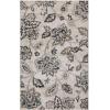 Superior Indoor Large Area Rug for Hallways, Entry, Office, Living/Bedroom, Hardwood, Tile, Floor Cover, Carpet Cover, Modern Farmhouse Floral Decor, Jacobean Collection, 2′ 7″ x 8′, Beige Brown(Deep Royal)