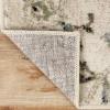 Superior Indoor Large Area Rug for Hallways, Entry, Office, Living/Bedroom, Hardwood, Tile, Floor Cover, Carpet Cover, Modern Farmhouse Floral Decor, Jacobean Collection, 2′ 7″ x 8′, Beige Brown(Multi-colored)