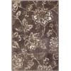 Superior Indoor Large Area Rug for Hallways, Entry, Office, Living/Bedroom, Hardwood, Tile, Floor Cover, Carpet Cover, Modern Farmhouse Floral Decor, Jacobean Collection, 2′ 7″ x 8′, Beige Brown(Taupe)