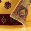 Superior Indoor Large Area Rug with Jute Backing, Bohemian Geometric Rugs for Home, Bedroom, Living Room, Kitchen, Entryway, Office, Southwestern Floor Decor, Santa Fe Collection, 6′ x 9′, Red(Ivory)