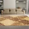 Superior Indoor Large Area Rug with Jute Backing, Modern Floral Damask, Floor Decor for Living/Dining Room, Bedroom, Farmhouse, Kitchen, Entryway, Office, Danvers Collection, 2’7″ x 8′, Brown(Spiced Coral)