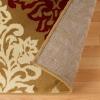 Superior Indoor Large Area Rug with Jute Backing, Modern Floral Damask, Floor Decor for Living/Dining Room, Bedroom, Farmhouse, Kitchen, Entryway, Office, Danvers Collection, 8′ x 10′, Brown(Brown)
