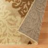 Superior Indoor Large Area Rug with Jute Backing, Modern Floral Damask, Floor Decor for Living/Dining Room, Bedroom, Farmhouse, Kitchen, Entryway, Office, Danvers Collection, 2’7″ x 8′, Brown(Spiced Coral)
