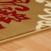 Superior Indoor Large Area Rug with Jute Backing, Modern Floral Damask, Floor Decor for Living/Dining Room, Bedroom, Farmhouse, Kitchen, Entryway, Office, Danvers Collection, 8′ x 10′, Brown(Brown)