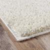 Superior Indoor Large Shag Area Rug with Cotton Backing, Ultra Plush and Soft, Fuzzy Rugs for Living Room, Bedroom, Office, Playroom, Kids, Home Floor Decor, Berlin Collection, 4′ X 6′, Silver(Ivory)
