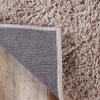 Superior Indoor Large Shag Area Rug with Cotton Backing, Ultra Plush and Soft, Fuzzy Rugs for Living Room, Bedroom, Office, Playroom, Kids, Home Floor Decor, Berlin Collection, 4′ X 6′, Silver(Beige)
