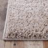 Superior Indoor Large Shag Area Rug with Cotton Backing, Ultra Plush and Soft, Fuzzy Rugs for Living Room, Bedroom, Office, Playroom, Kids, Home Floor Decor, Berlin Collection, 4′ X 6′, Silver(Beige)