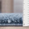 Superior Indoor Large Shag Area Rug with Cotton Backing, Ultra Plush and Soft, Fuzzy Rugs for Living Room, Bedroom, Office, Playroom, Kids, Home Floor Decor, Berlin Collection, 4′ X 6′, Silver(Blue)