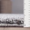 Superior Indoor Large Shag Area Rug with Cotton Backing, Ultra Plush and Soft, Fuzzy Rugs for Living Room, Bedroom, Office, Playroom, Kids, Home Floor Decor, Berlin Collection, 4′ X 6′, Silver(Silver)