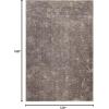 Superior Indoor Large Shag Area Rug with Non-Skid Foam Backing, Ultra-Soft & Fluffy Shaggy Rugs for Living Room, Bedroom, Office, Dining, Home Floor Decor, California Collection, Warm Stone, 10′ X 14′