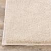 Superior Indoor Large Shag Area Rug with Non-Skid Foam Backing, Ultra-Soft and Fluffy Shaggy Rugs for Living Room, Bedroom, Office, Dining, Home Floor Decor, California Collection, Ivory, 5′ X 7′(Ivory)