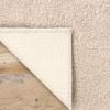 Superior Indoor Large Shag Area Rug with Non-Skid Foam Backing, Ultra-Soft and Fluffy Shaggy Rugs for Living Room, Bedroom, Office, Dining, Home Floor Decor, California Collection, Ivory, 5′ X 7′(Ivory)