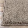 Superior Indoor Large Shag Area Rug with Non-Skid Foam Backing, Ultra-Soft and Fluffy Shaggy Rugs for Living Room, Bedroom, Office, Dining, Home Floor Decor, California Collection, Ivory, 5′ X 7′(Warm Stone)