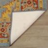 Superior Indoor Non-Slip Area Rug or Runner, Geometric Home Floor Decor, Bedroom, Entryway, Office, Dining, Kitchen, Living Room Accent, Foam Backed Rugs, Hadar Collection, 2′ x 3′, Blue(Light Blue)