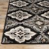 Superior Indoor Non-Slip Runner Rug, Modern Overdyed Machine Washable Rugs, Home Floor Decor For Entryway, Office, Bedroom, Living/Dining, Kitchen, Angeles Collection, Green-Beige, 2′ 7″ x 8′(Black)