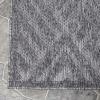 Superior Indoor Outdoor Area Rug, Floor Decor, Perfect for Patio, Bedroom, Kitchen, Living Room, Entryway, Playroom, Nursery, Carpet Cover, Diamonds, Sterling Collection, 7′ 10″ x 9′ 10″, Grey(Wynn – Grey)