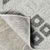 Superior Indoor Outdoor Area Rug, Floor Decor, Perfect for Patio, Bedroom, Kitchen, Living Room, Entryway, Playroom, Nursery, Carpet Cover, Diamonds, Sterling Collection, 7′ 10″ x 9′ 10″, Grey(Sterling – Slate)