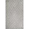 Superior Indoor Outdoor Area Rug, Floor Decor, Perfect for Patio, Bedroom, Kitchen, Living Room, Entryway, Playroom, Nursery, Carpet Cover, Diamonds, Sterling Collection, 7′ 10″ x 9′ 10″, Grey(Wynn – Charcoal)
