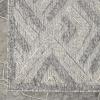 Superior Indoor Outdoor Area Rug, Floor Decor, Perfect for Patio, Bedroom, Kitchen, Living Room, Entryway, Playroom, Nursery, Carpet Cover, Diamonds, Sterling Collection, 7′ 10″ x 9′ 10″, Grey(Wynn – Charcoal)
