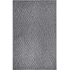 Superior Indoor Outdoor Area Rug, Floor Decor, Perfect for Patio, Bedroom, Kitchen, Living Room, Entryway, Playroom, Nursery, Carpet Cover, Diamonds, Sterling Collection, 7′ 10″ x 9′ 10″, Grey(Wynn – Grey)