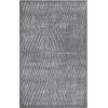Superior Indoor Outdoor Area Rug, Floor Decor, Perfect for Patio, Bedroom, Kitchen, Living Room, Entryway, Playroom, Nursery, Carpet Cover, Diamonds, Sterling Collection, 7′ 10″ x 9′ 10″, Grey(Ellery – Grey)
