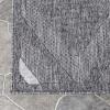 Superior Indoor Outdoor Area Rug, Floor Decor, Perfect for Patio, Bedroom, Kitchen, Living Room, Entryway, Playroom, Nursery, Carpet Cover, Diamonds, Sterling Collection, 7′ 10″ x 9′ 10″, Grey(Daelyn – Grey)