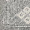 Superior Indoor Outdoor Area Rug, Floor Decor, Perfect for Patio, Bedroom, Kitchen, Living Room, Entryway, Playroom, Nursery, Carpet Cover, Diamonds, Sterling Collection, 7′ 10″ x 9′ 10″, Grey(Sterling – Grey)