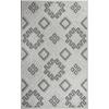Superior Indoor Outdoor Area Rug, Floor Decor, Perfect for Patio, Bedroom, Kitchen, Living Room, Entryway, Playroom, Nursery, Carpet Cover, Diamonds, Sterling Collection, 7′ 10″ x 9′ 10″, Grey(Sterling – Slate)