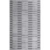 Superior Indoor Outdoor Area Rug, Floor Decor, Perfect for Patio, Bedroom, Kitchen, Living Room, Entryway, Playroom, Nursery, Carpet Cover, Diamonds, Sterling Collection, 7′ 10″ x 9′ 10″, Grey(Grayson – Grey)