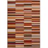 Superior Indoor Outdoor Area Rug, Floor Decor Perfect for Patio, Pool, Deck, Kitchen, Entryway, Tropical Leaves Coastal Style Rug, Siesta Collection, 6′ x 8′ 10″, Grey(Taupe – Z)