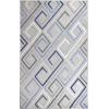Superior Indoor Outdoor Area Rug, Perfect for Patio, Bedroom, Kitchen, Laundry Room, Entryway, Office, Playroom, Carpet Cover, Modern Geometric Farmhouse, Ares Collection, 6′ x 8′ 10″, Grey(Ares – Grey)