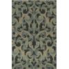 Superior Indoor/ Outdoor Large Area Rug, Contemporary Home Floor Decor, Patio, Entryway, Porch, Kitchen, Dining Room, Living, Office, Jute Backed, Aldaine Collection, 5′ x 8′, Teal