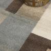 Superior Indoor Runner Rug, Jute Backing, Home Decor for Bedroom, Living Room, Office, Kitchen, Hallway, Floor Cover, Patchwork, Color Block, Plush, Clifton Collection, 2′ 7″ x 10′, Multi Color(A Multi Color)